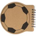 Image of Branded Football shaped notebook
